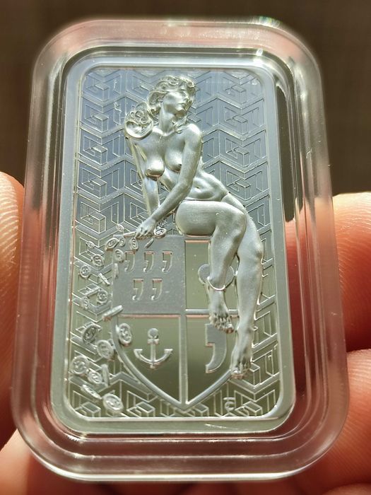 Срібна монета "Fortuna" Фортуна 1 ун. 999.9 ПРУФ Тираж 5000.