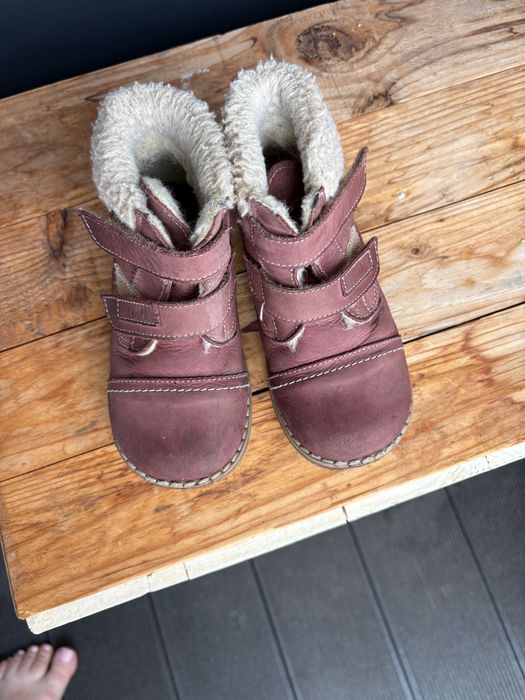 Buty skórzane różowe Emel r 25