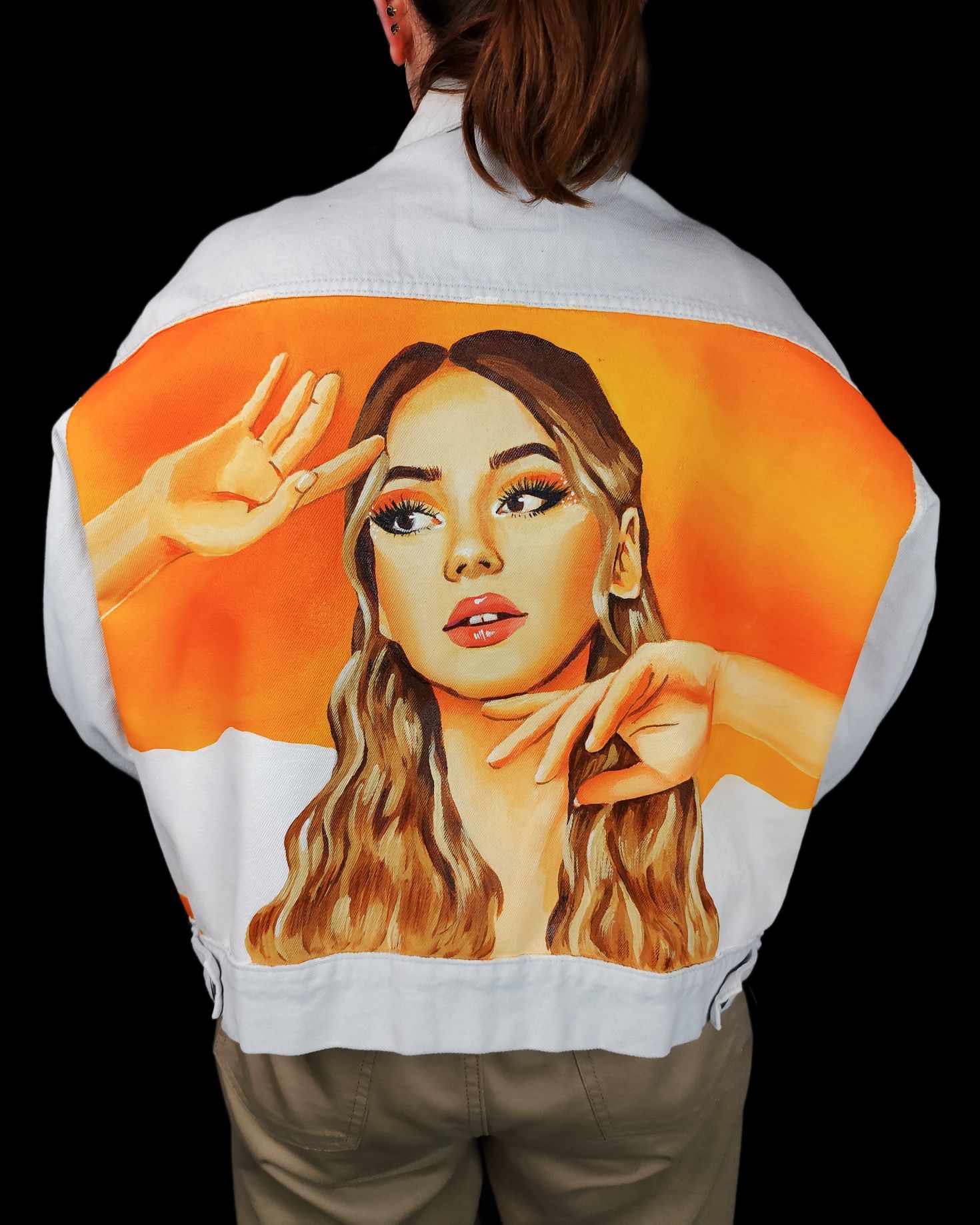 Custom Kurtka Jeansowa Julia Żugaj