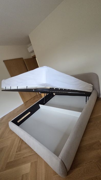 Sprzedam nowe łóżko z pojemnikiem