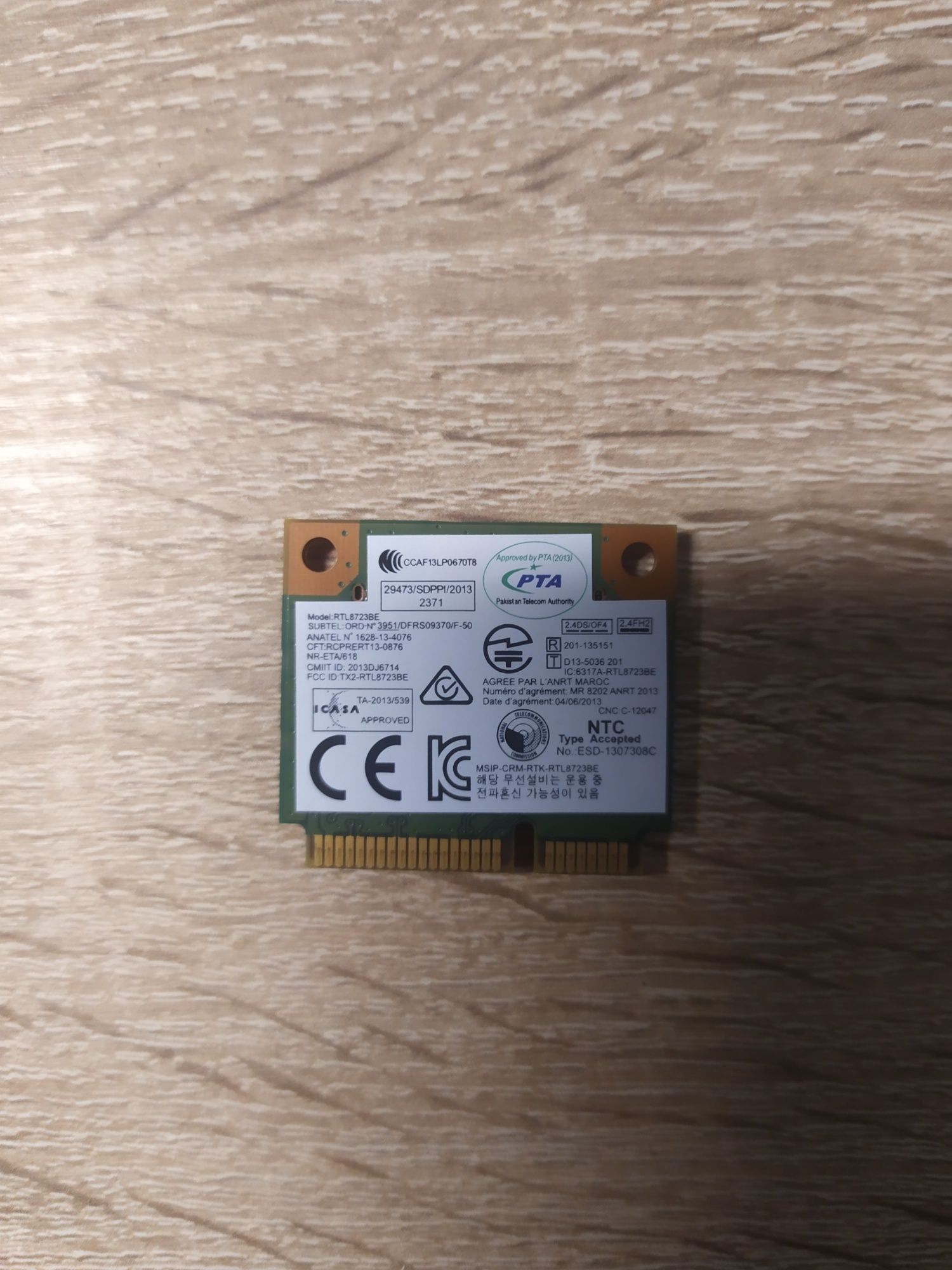 Kata sieciowa do laptopa model RTL8723BE