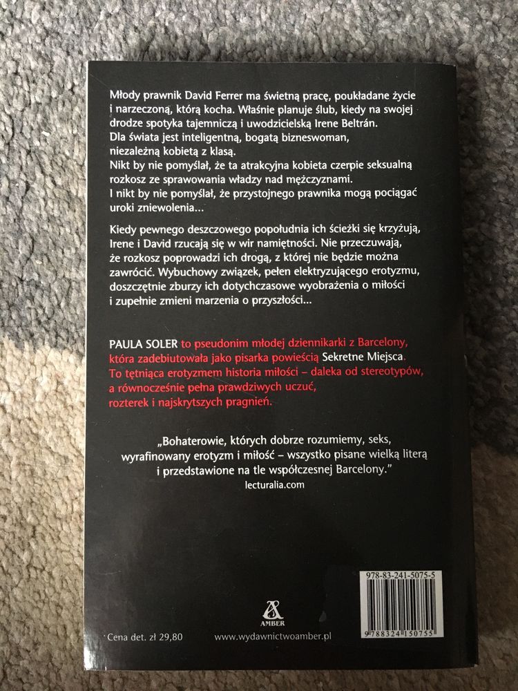 Paula Soler sekretne miejsca