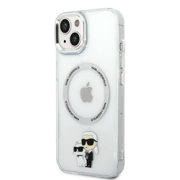 Etui Karl Lagerfeld Karl&Choupette Magsafe na iPhone 14/15/13 6,1"