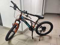 Rower dziecięcy SUN BABY Tiger Bike 20 cali  Czarno-turkusowy