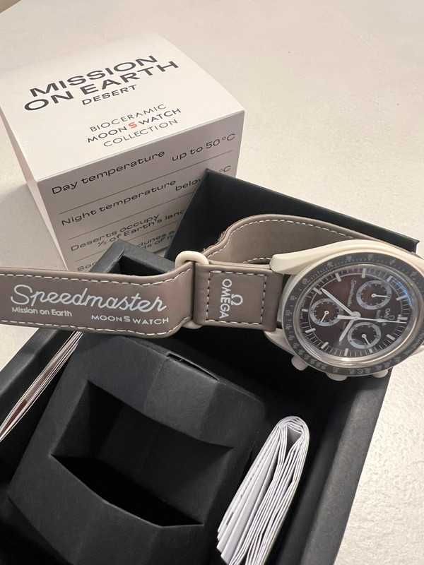 Omega x Swatch MoonSwatch SO33T103 - Unikalny Design dla Przyrodników