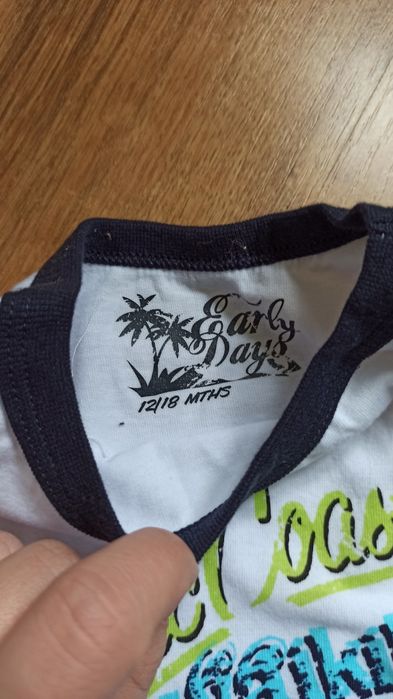 Nowe koszulki Primark Early Days 18-24 miesiące