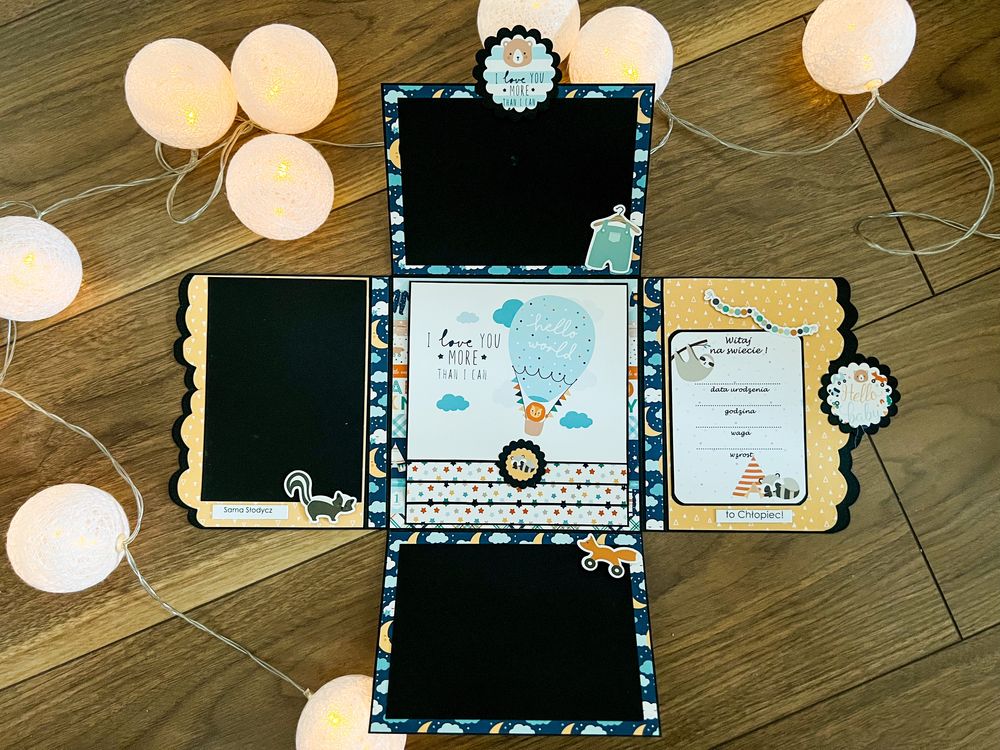 Album na zdjęcia prezent baby shower dziecko