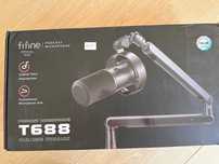 Mikrofon dynamiczny Fifine T688 USB XLR z statywem(prawie nieużywany)