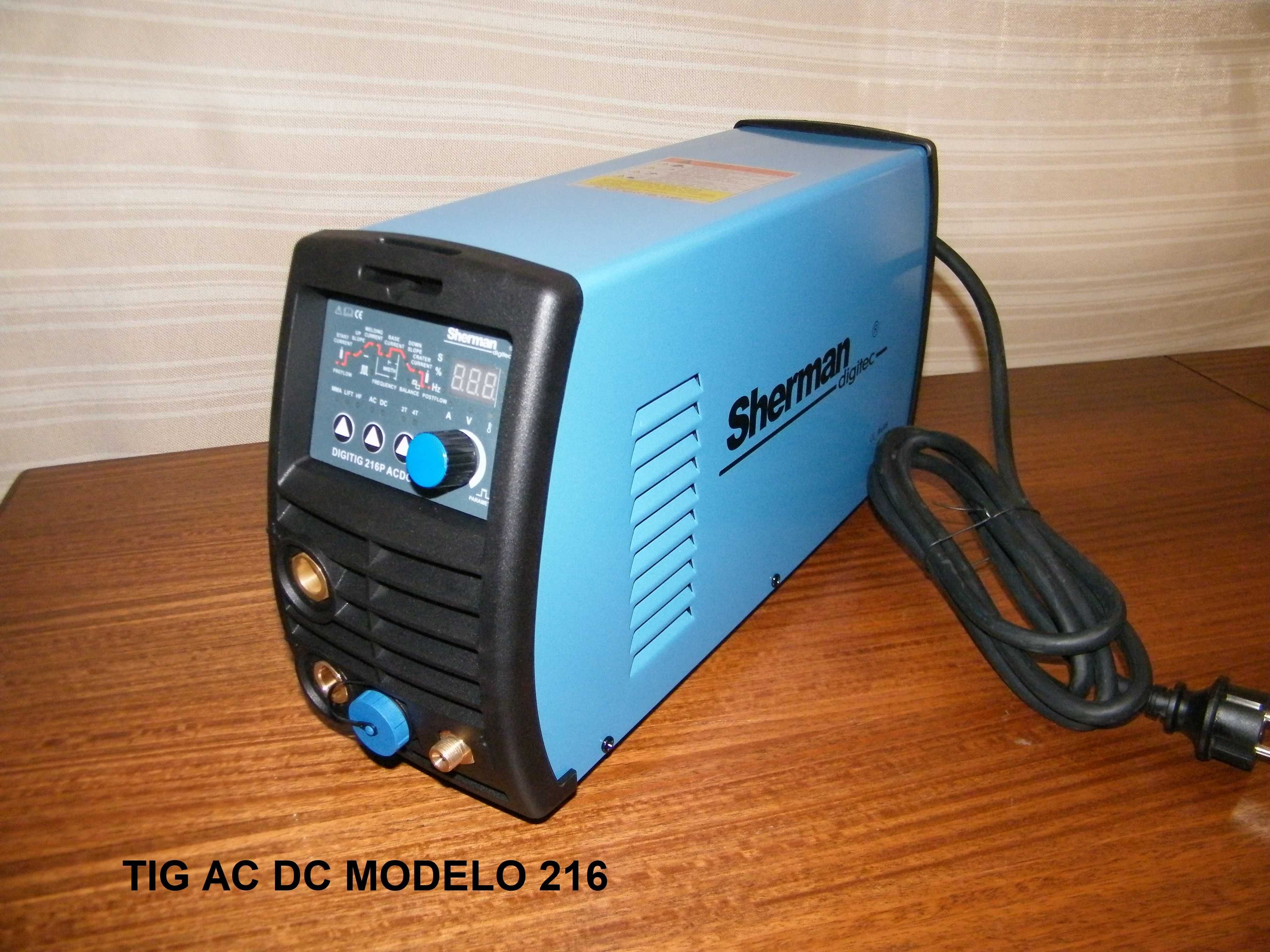 tig ac dc pulsado TIG AC/DC soldadura aluminio solda pulsada pulse