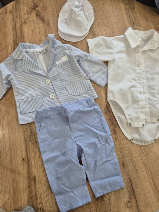 Komplet Balumi rozm 68 plus body 74 dla chlopca