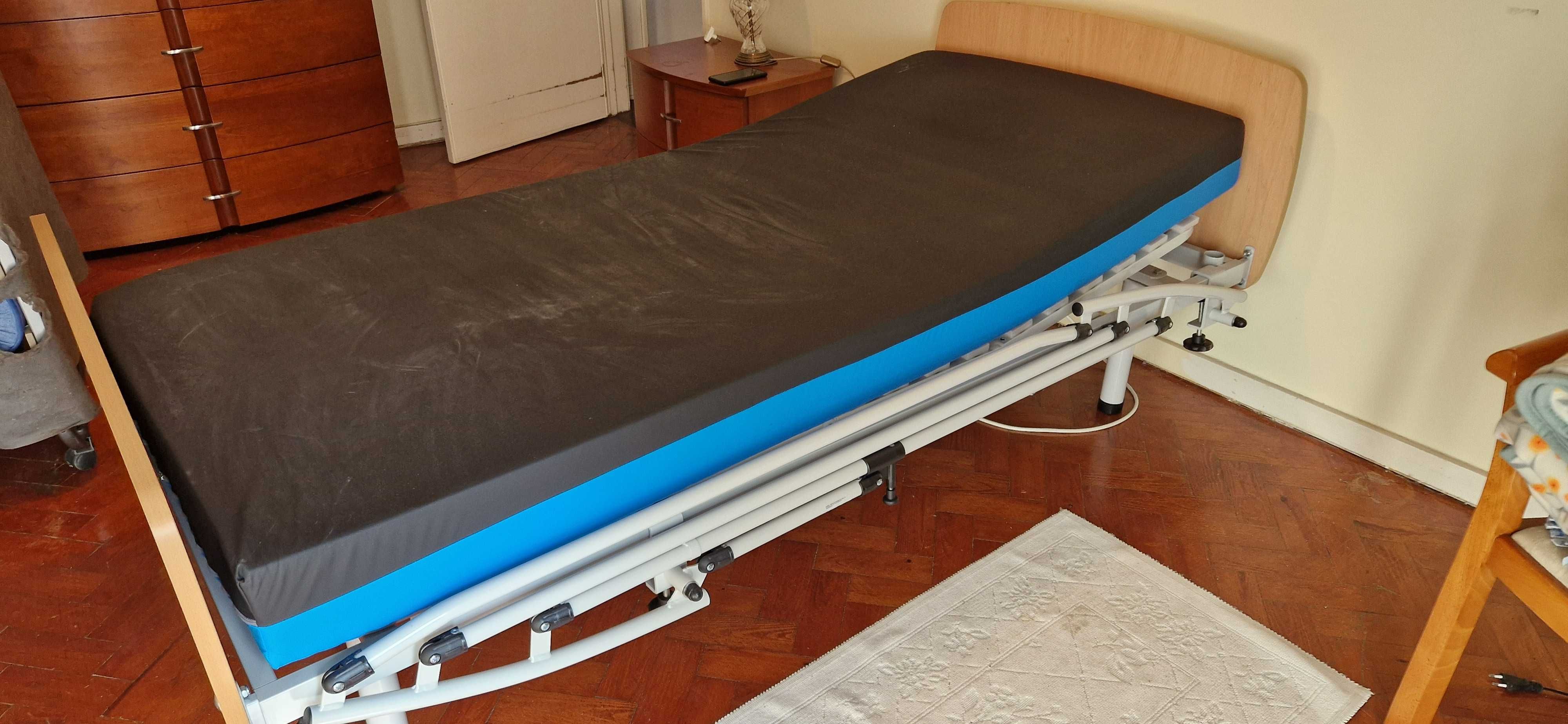 Cama articulada semi-eletrica com colchão viscoelastico premium