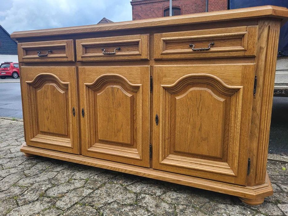 Komoda dębowa z szufladami komoda pod telewizor