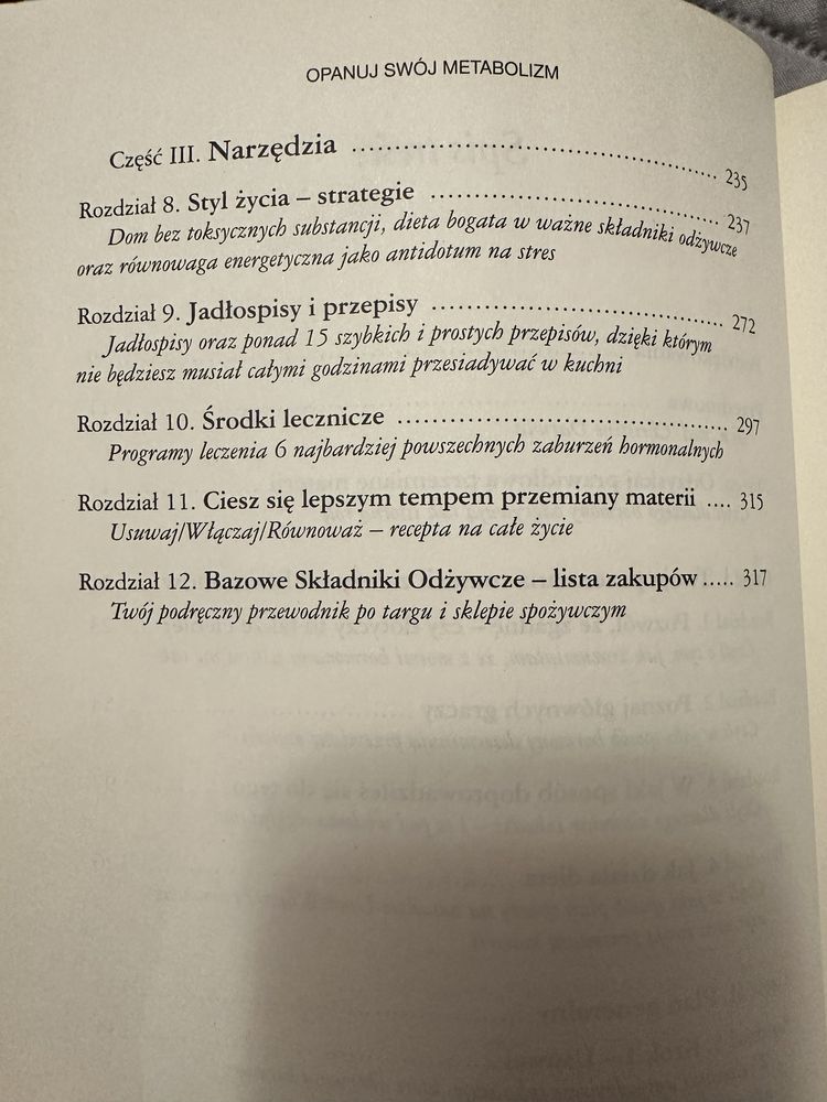 Opanuj swój metabolizm.  Jillian Michaels