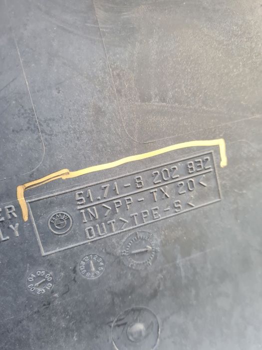 Телевізор установочна панель вентилятор дифузор BMW e46 2.0 БМВ е46