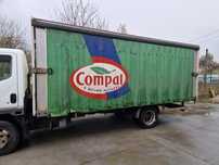 Carroceria contentor cortinas lona