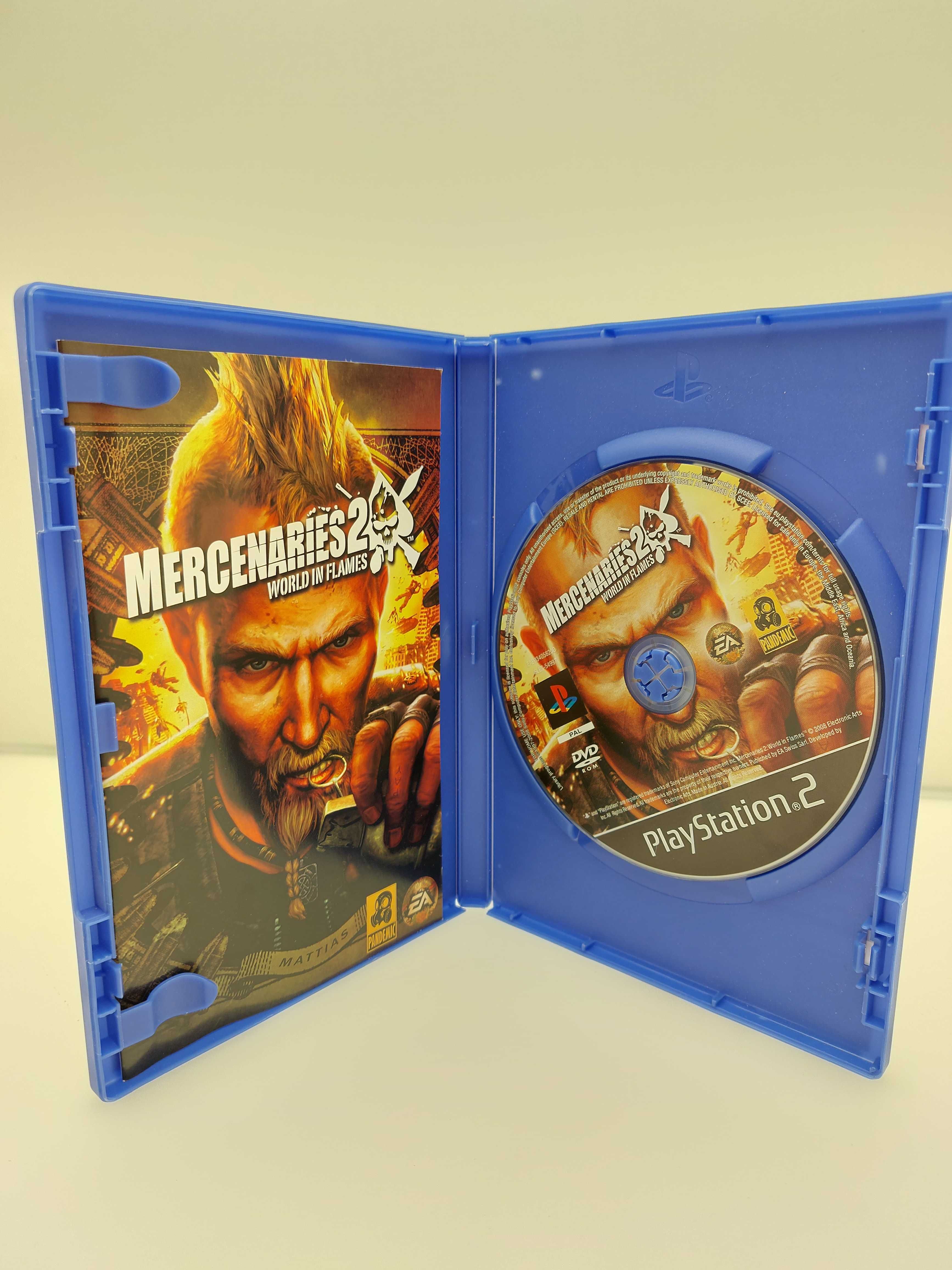 Mercenaries 2 world in flames PS2 wesja pudełkowa (19/20PSZ)