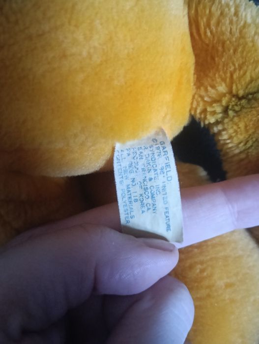 Garfield maskotka retro