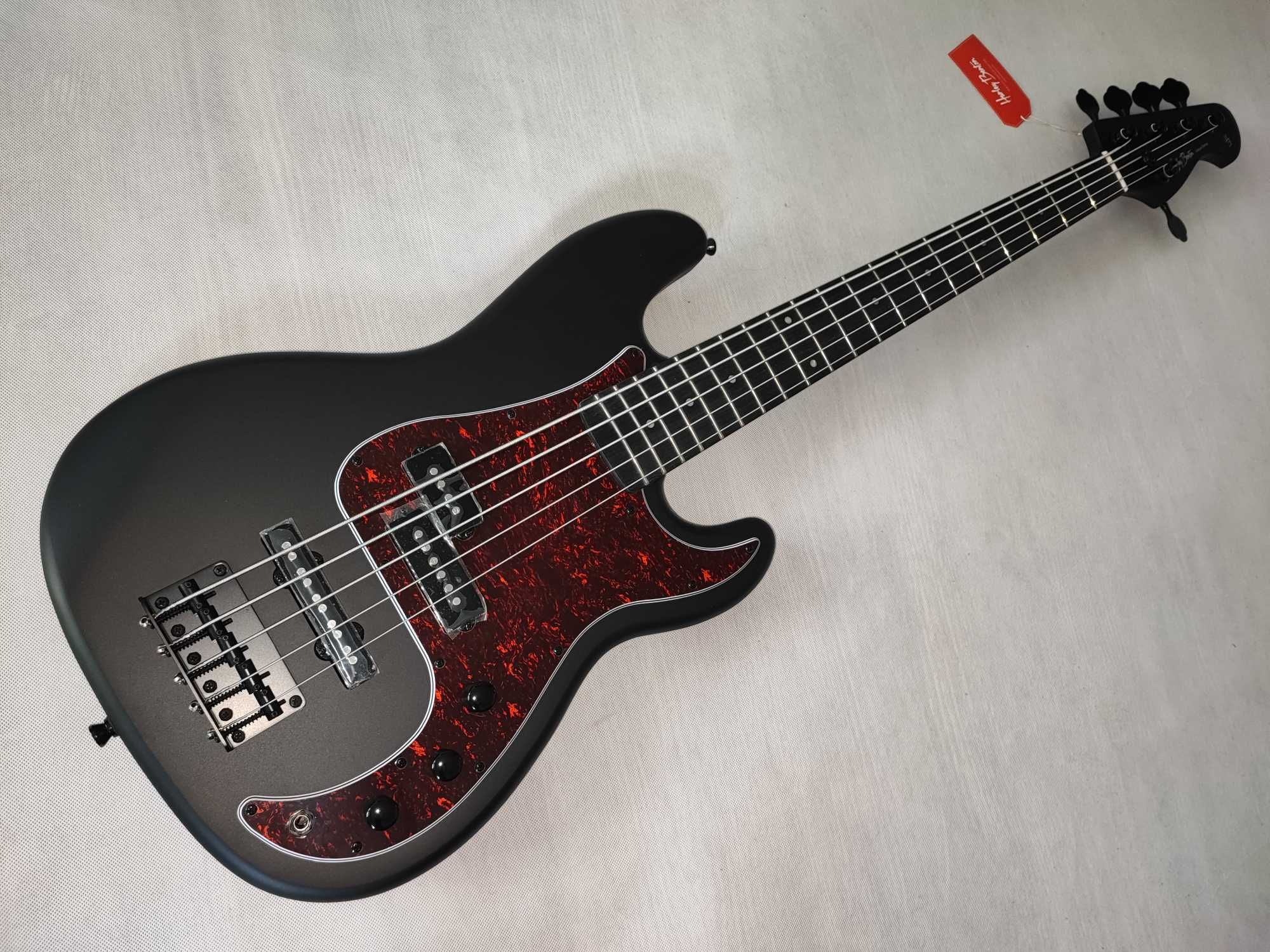 Harley Benton PJ-5 SBK gitara basowa bas NOWA - USTAWIONA!