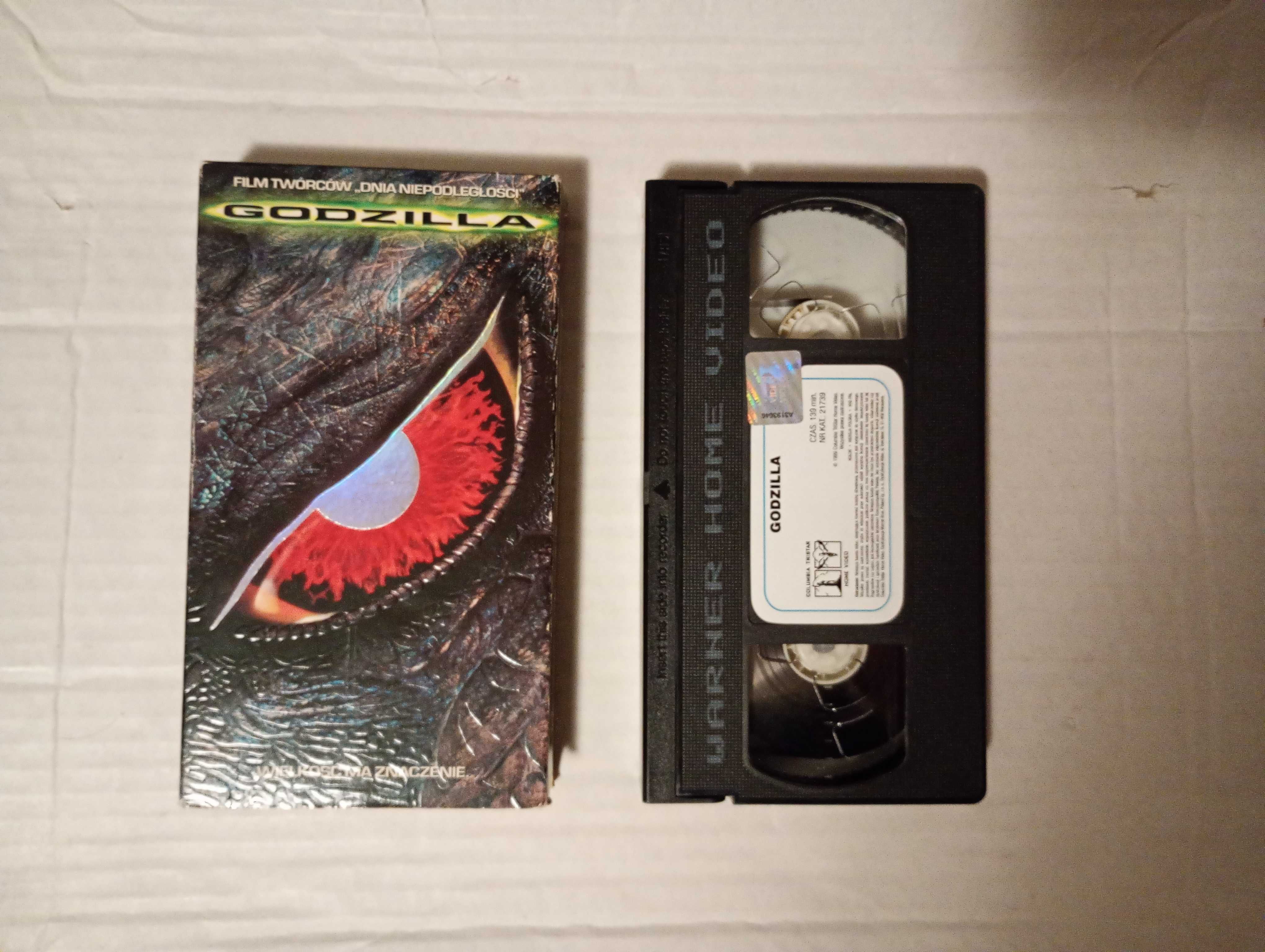 Godzilla kaseta VHS - możliwy odbiór osobisty