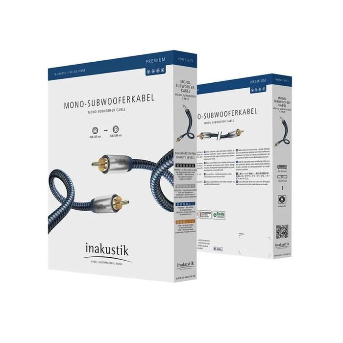 Сабвуферний кабель Inakustik Premium Mono Sub Cable 5m
