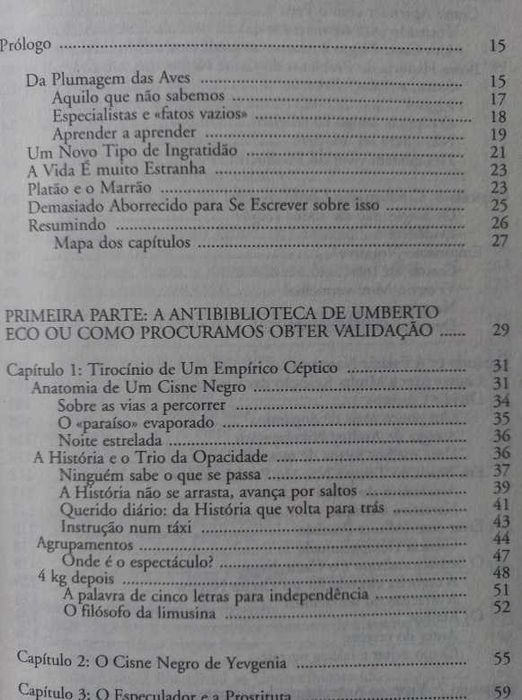 O Cisne Negro - Nassim Nicholas Taleb