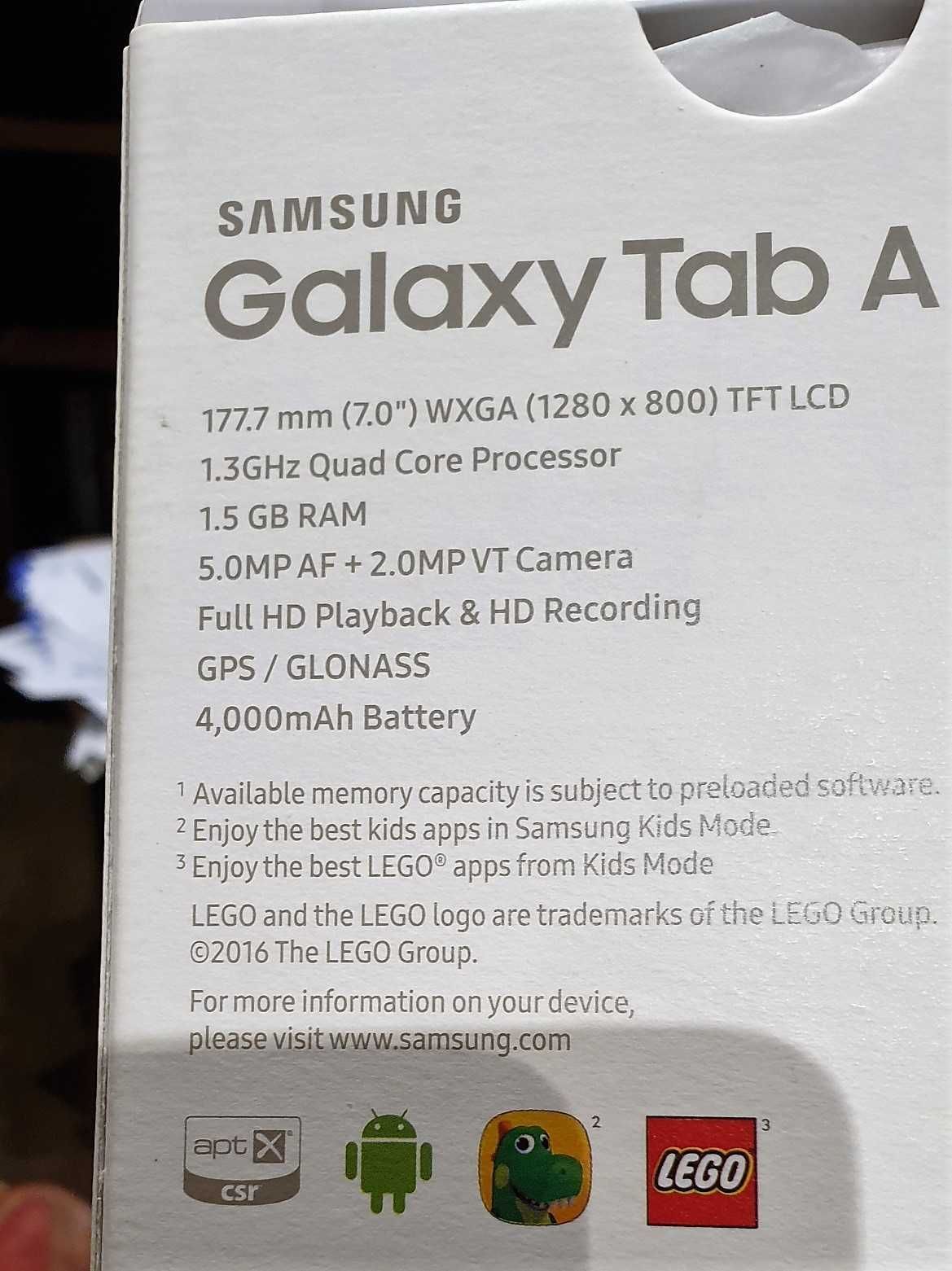 Samsung Galaxy Tab A  SM-T280