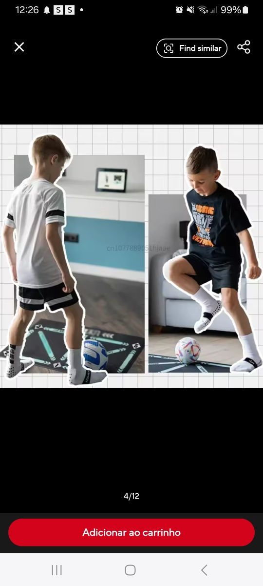 Tapete treino futebol - novo