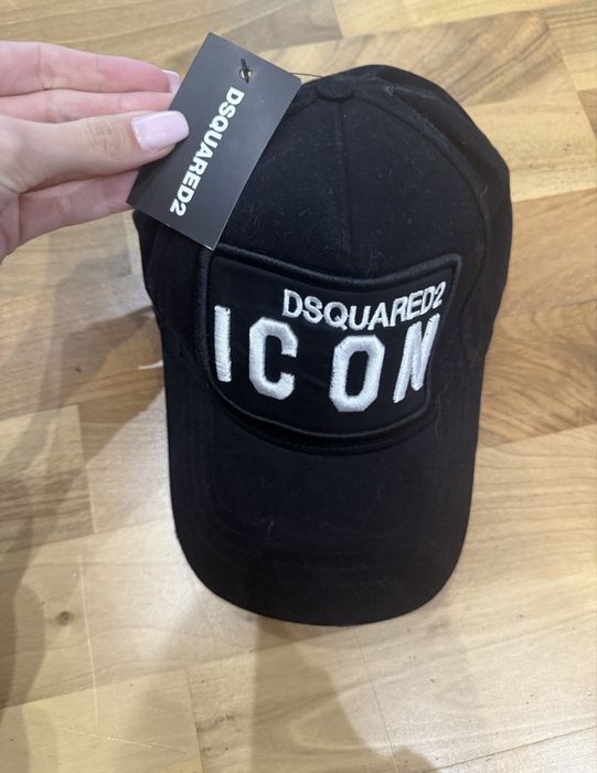 Czapka z daszkiem dsquared2 icon czarna