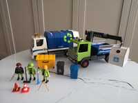 Playmobil śmieciarka, wóz porządkowy, pracownicy