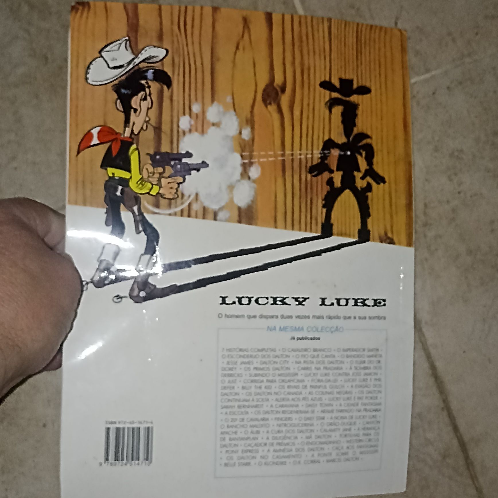 Revista Banda Desenhada Lucky Luke de Marcel Dalton