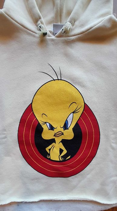 Sweater com capuz Looney Tunes Piu-piu, Zara