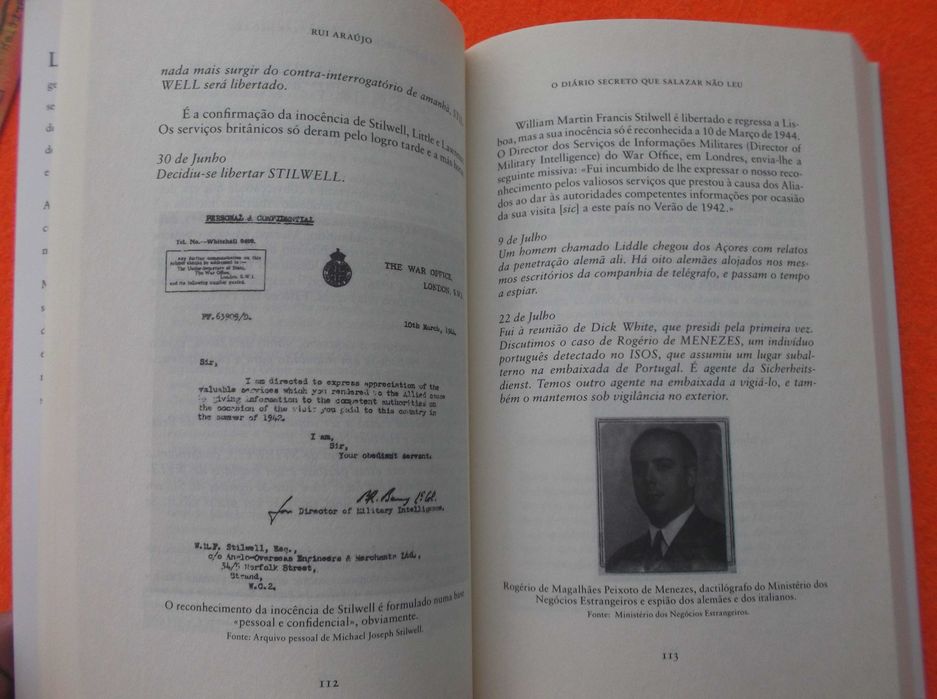 Diário secreto que Salazar não leu -  Rui Araújo