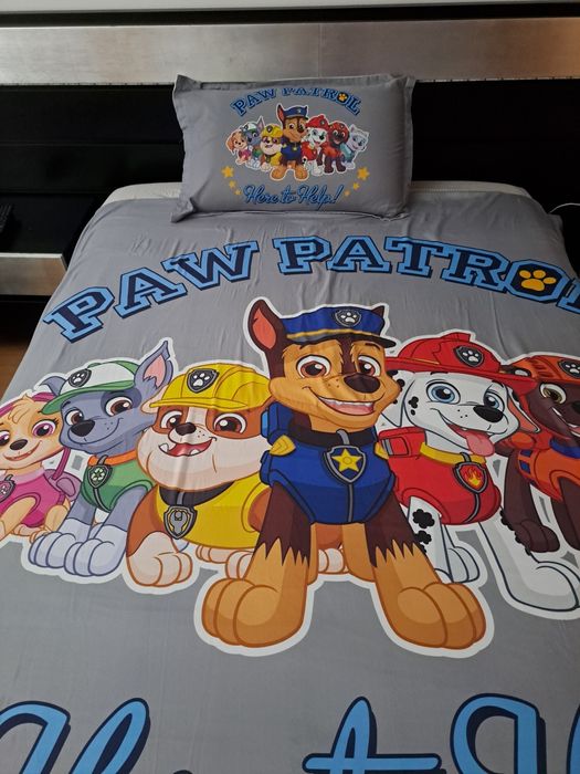 Capa de edredon casal Patrulha Pata