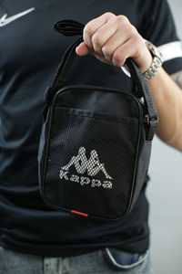 Kappa мужская сумка барсетка мессенджер каппа лето черная лето
