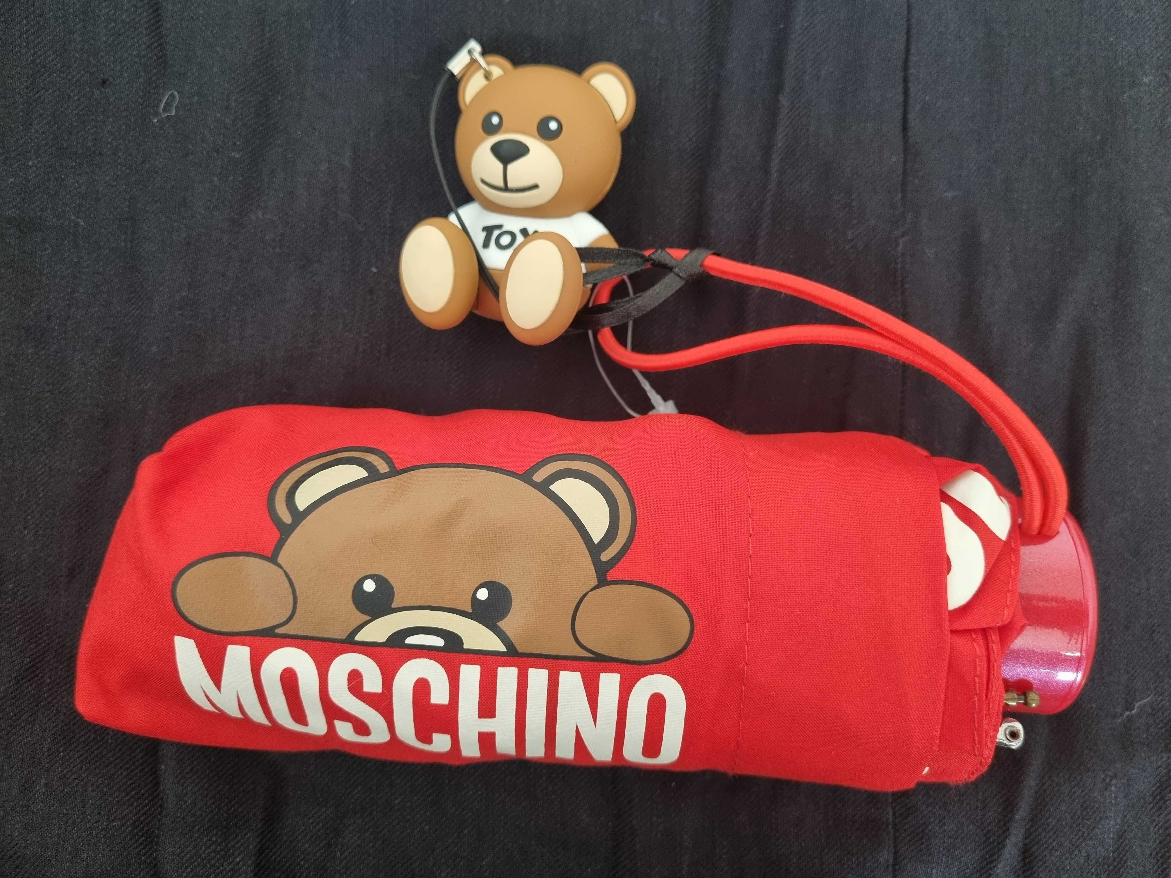 Продам червону маленьку парасольку Moschino