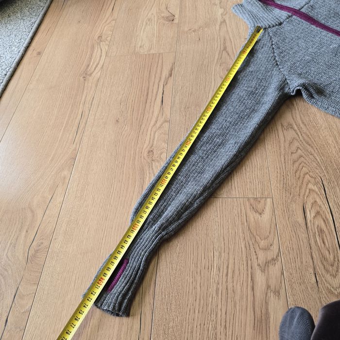 Sweter golf wełna wool bekken strom s 36 m 38 długi rękaw zimowy