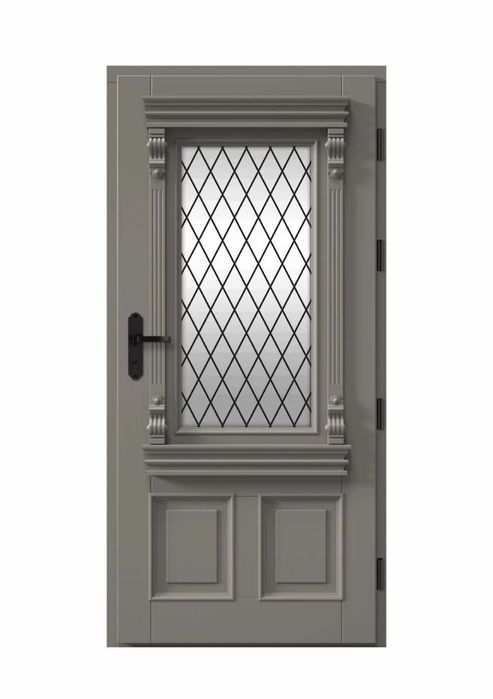 Drzwi zewnętrzne dębowe retro