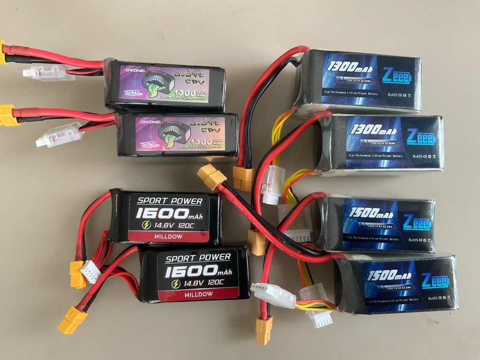 Аккумулятори LiPo 2s, 3s 4s 6s 1300-12000 мАч Гарантія якості.Нові