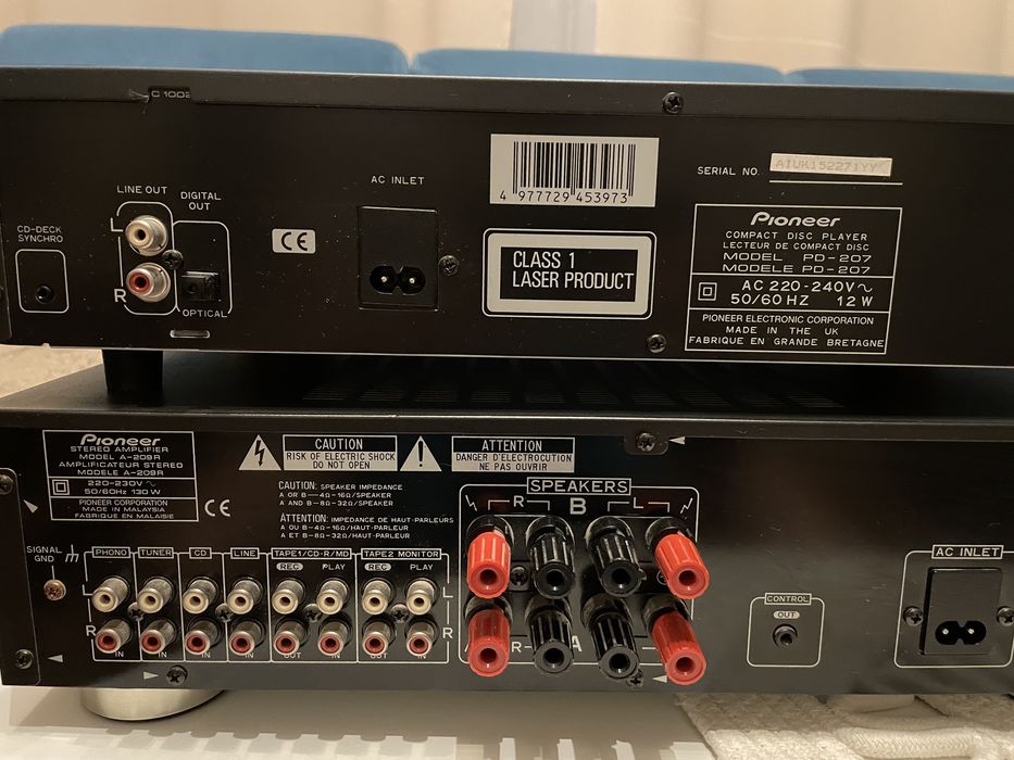 Pioneer Wzmacniacz A-209R+ CD player PD-207