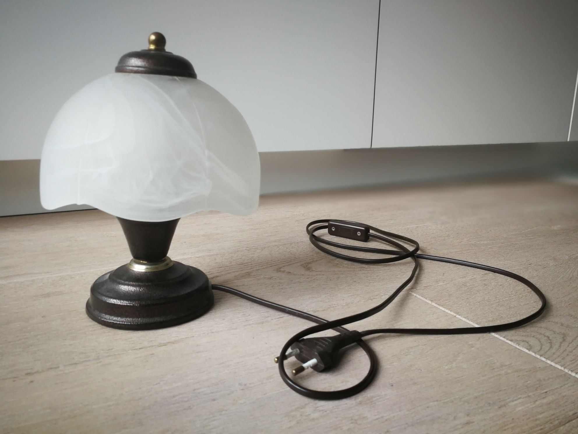 Lampka lampa stojąca retro antyk