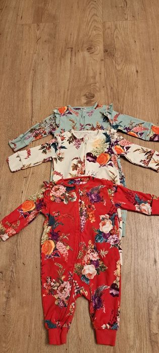 Pajacyki śpiochy roz 62×3szt  Next