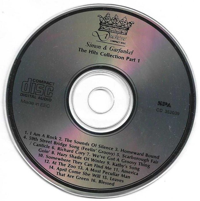 Simon & Garfunkel - - - - - The Hits Collection - - - - - CD