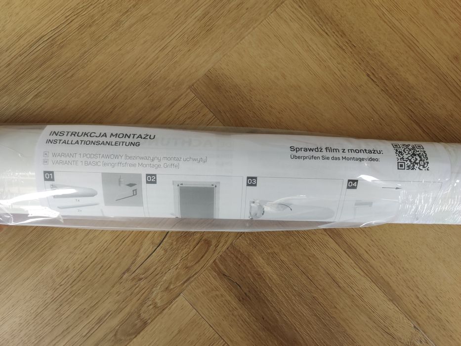 Nowe, beżowe rolety 81x220 oraz 69x220 w kasecie
