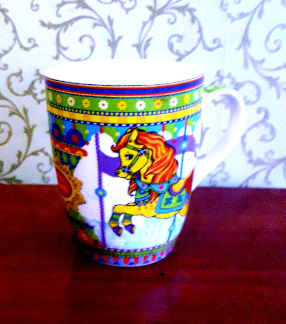 Чашка керамическая сувенирная, от бренда   "BonaDi" 350 мл