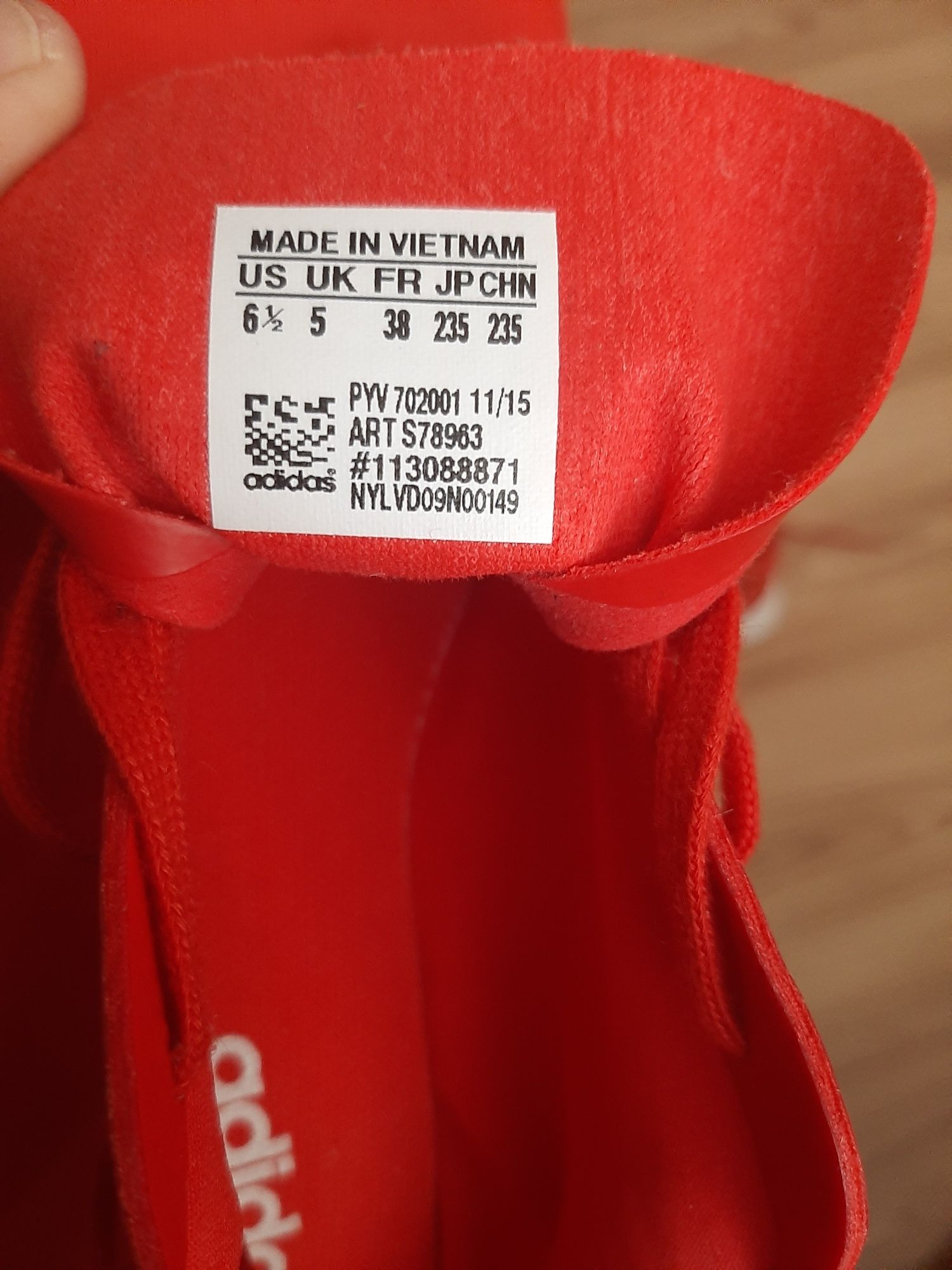 Buty Adidas rozmiar 38 wkładka 24