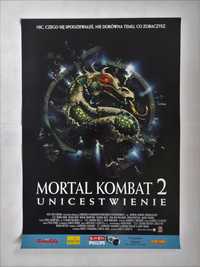 Plakat filmowy oryginalny - Mortal Kombat 2 Unicestwienie