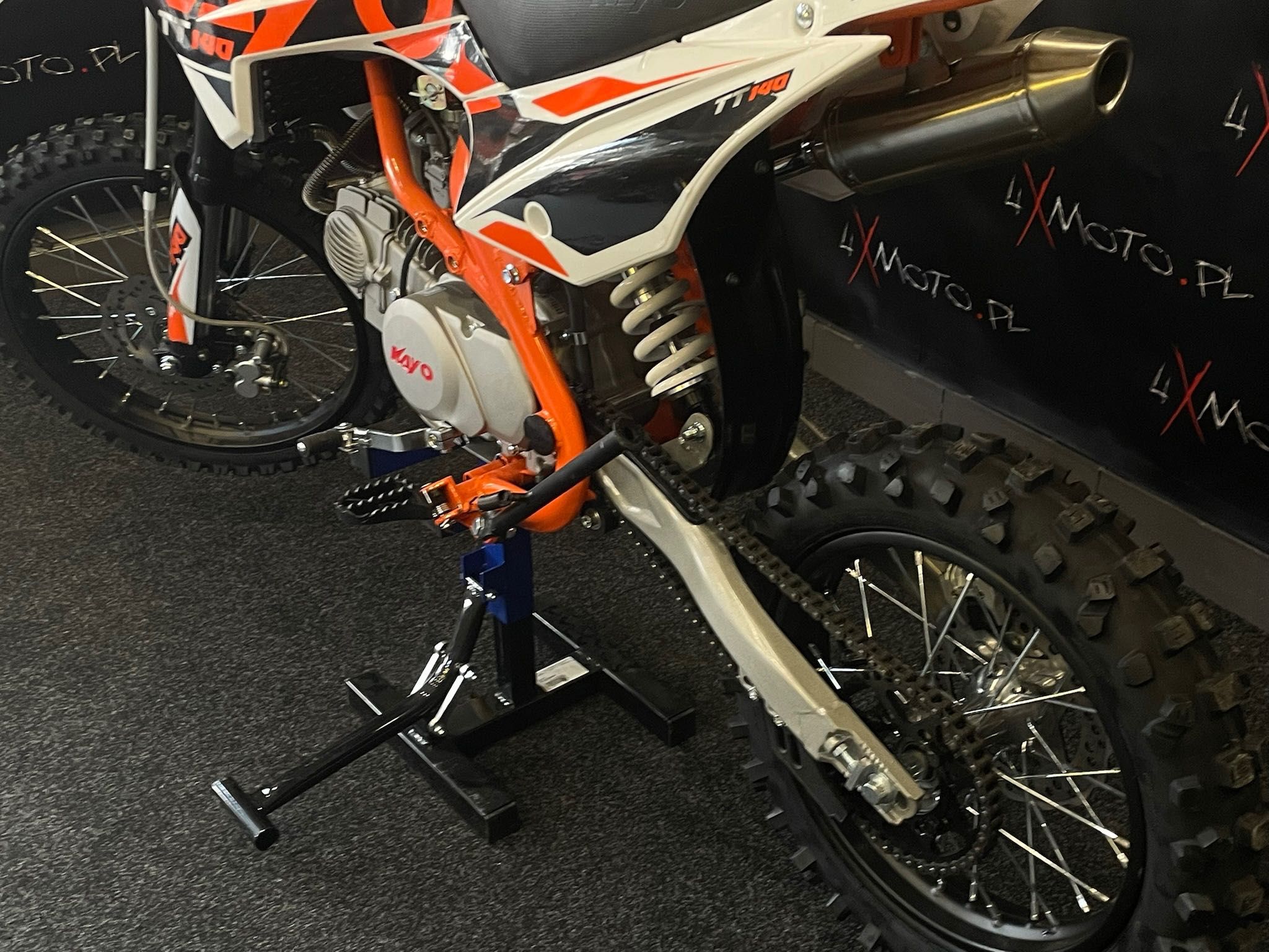 Cross Pitbike KAYO/MRF TT140  -nowy- przetestuj przed zakupem w 4xmoto