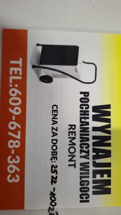 Wynajem osuszaczy Sopot trojmiasto