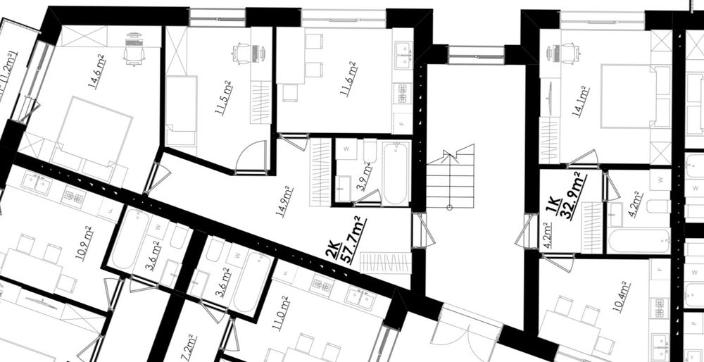 2ох кімнатна квартира від власника у новобудові