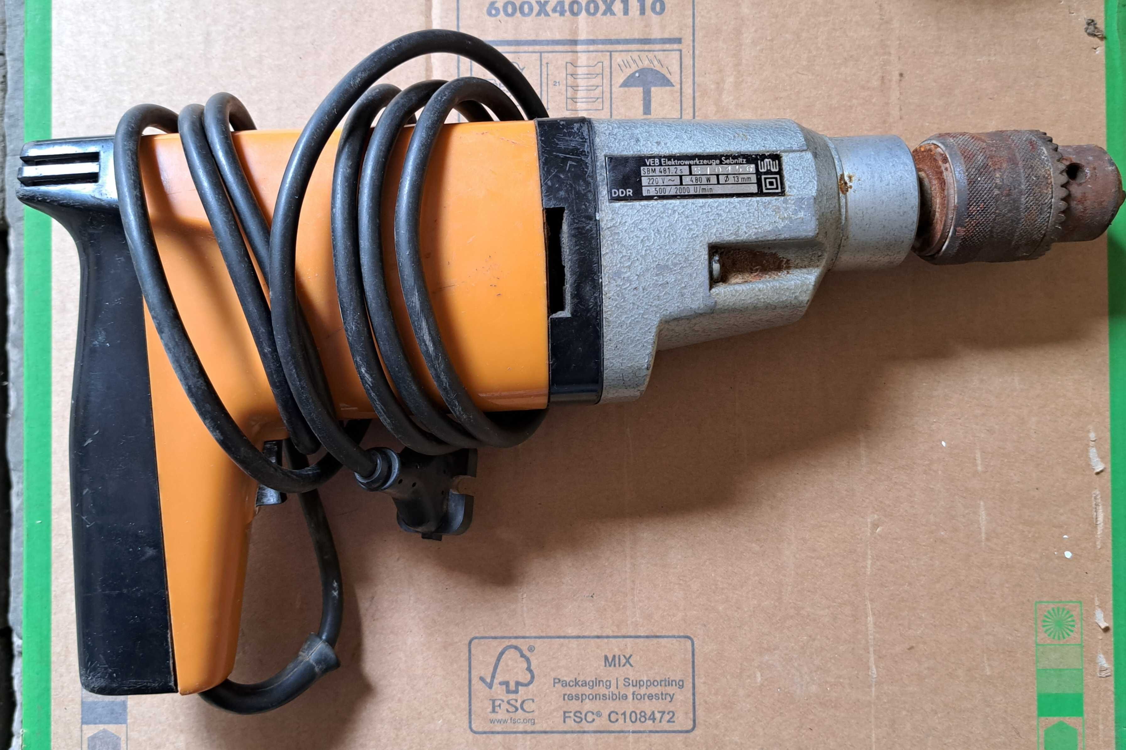 Wiertarka Smalcalda SBM481.2s 2 biegi DDR VEB